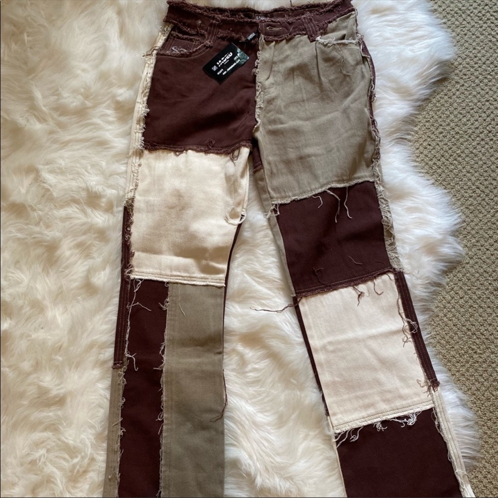 Jaded London Patch work pants
